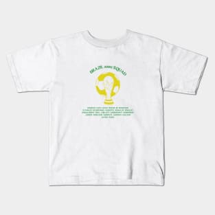 Brazil 2002 Squad Kids T-Shirt